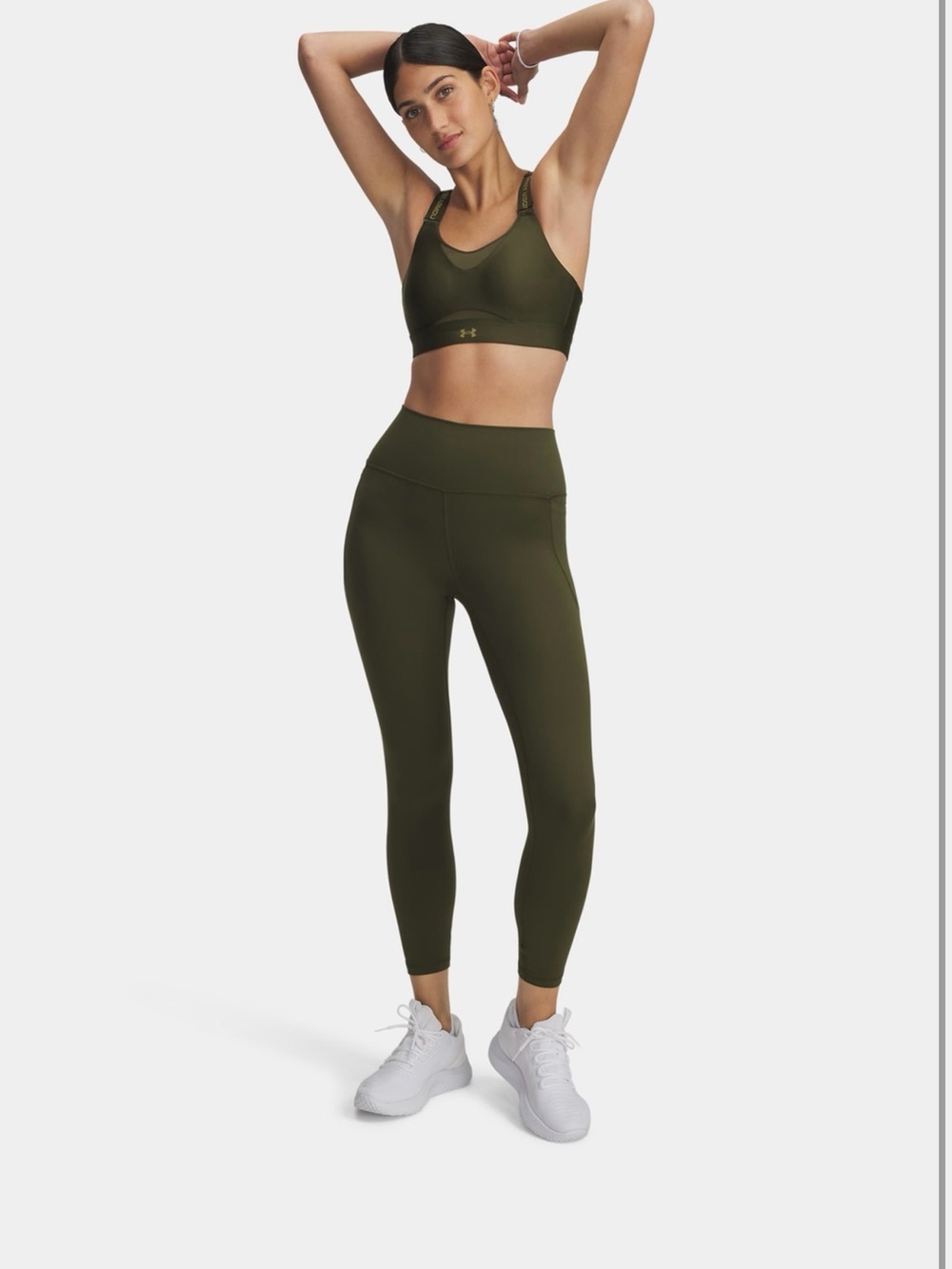 Under Armour Olive Green High-Rise Leggings